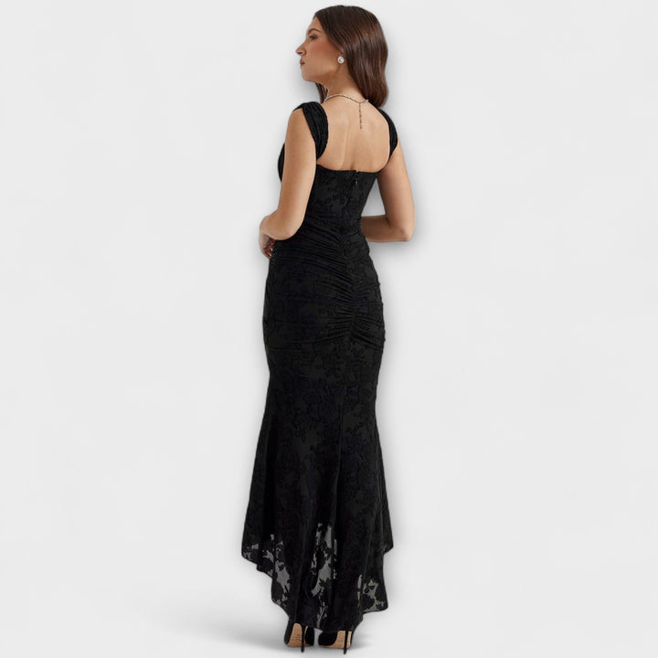 Marini | Abito lungo con corsetto elegante