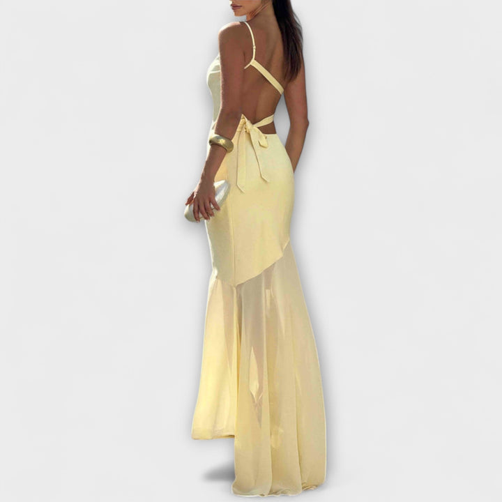 Marini | Raffinato maxidress floreale da donna