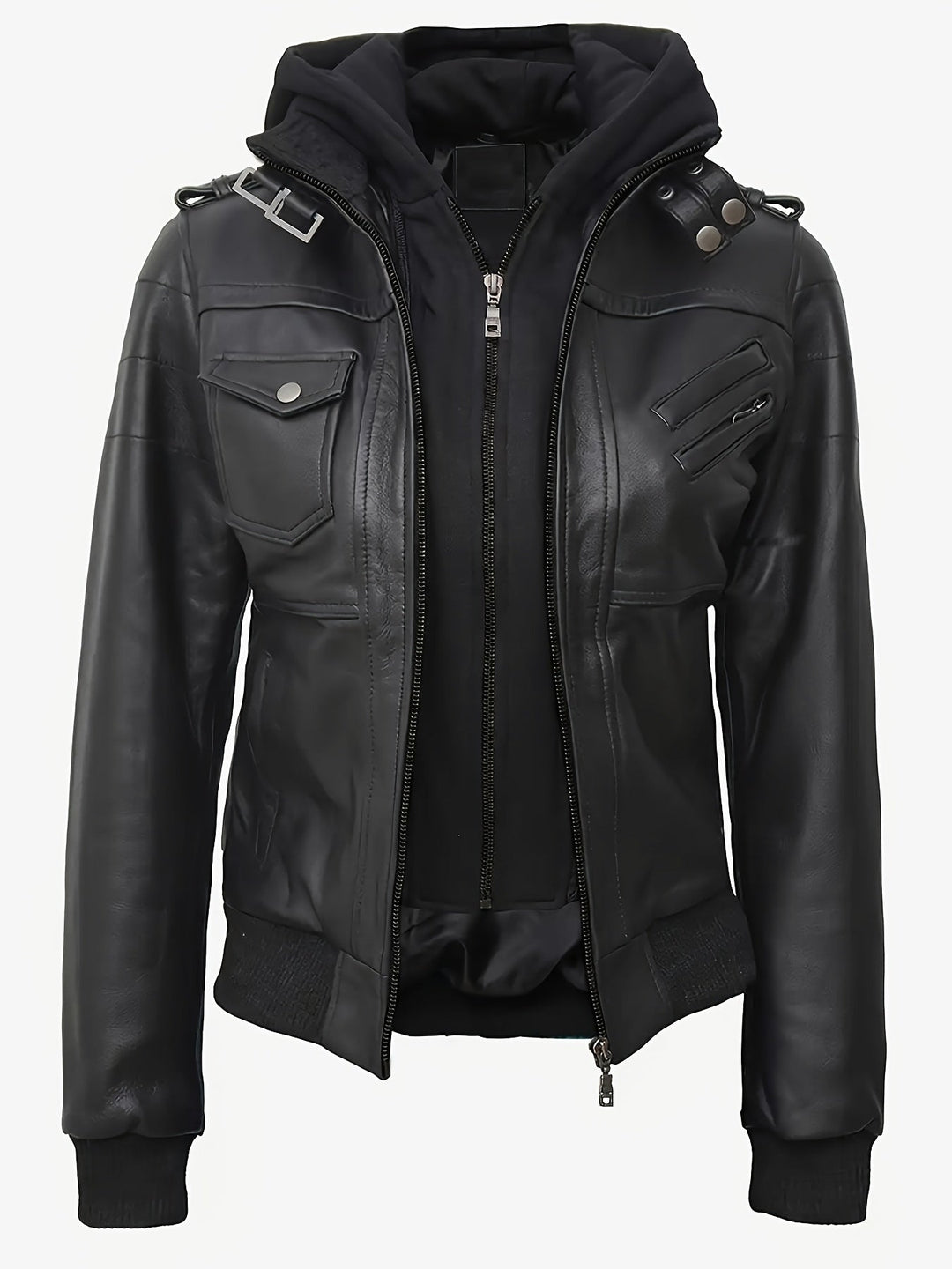 Marini | Elegante giacca in PU da donna