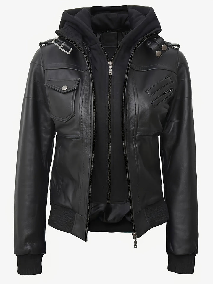 Marini | Elegante giacca in PU da donna