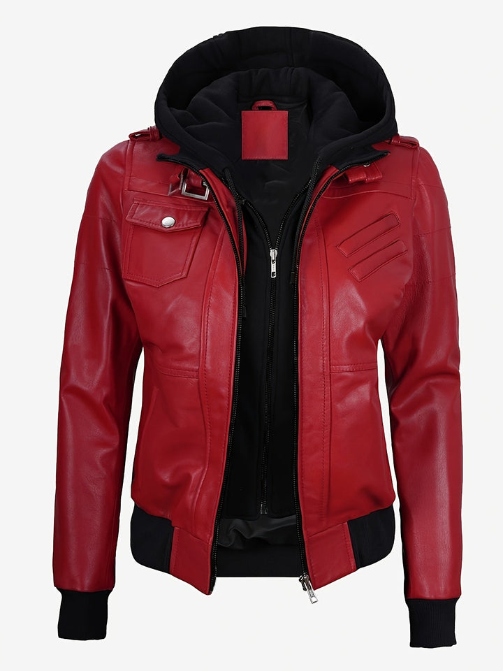 Marini | Elegante giacca in PU da donna