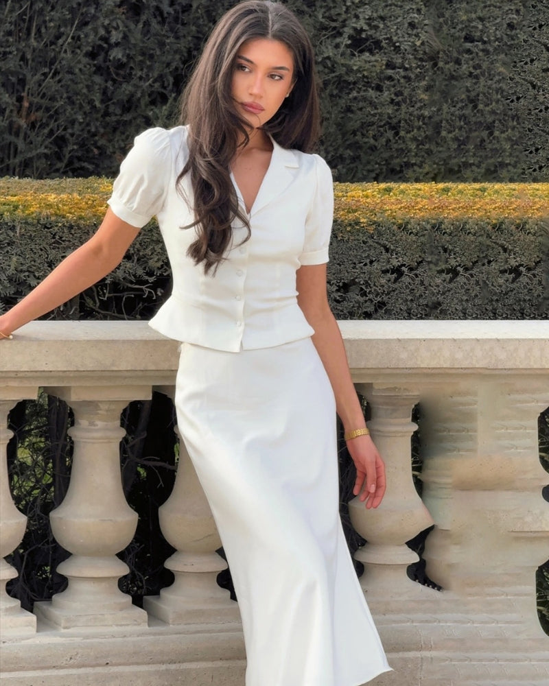 Marini | Set coordinato in perle elegante