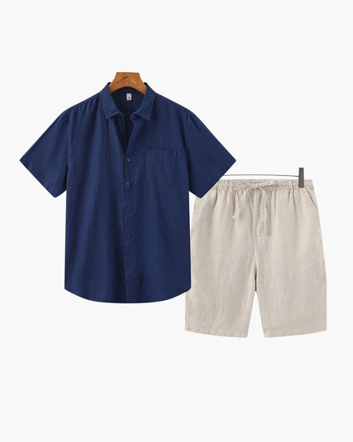 Marini | Shorts in lino eleganti da uomo