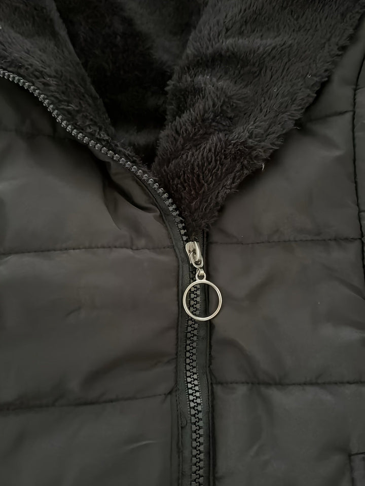 Marini | Giacca lunga con cappuccio elegante