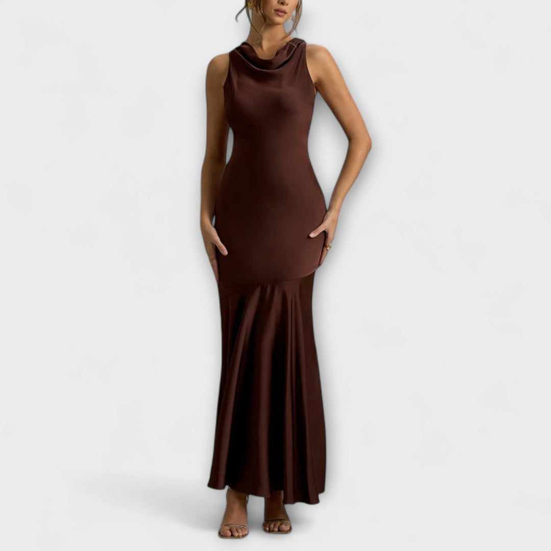 Marini | Raffinato maxikleid in satin