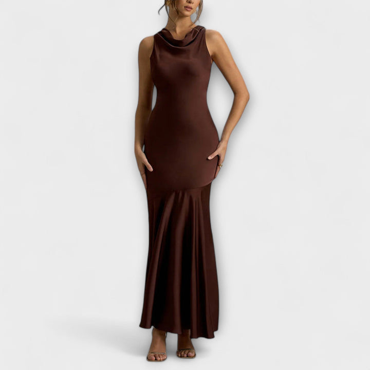 Marini | Raffinato maxikleid in satin