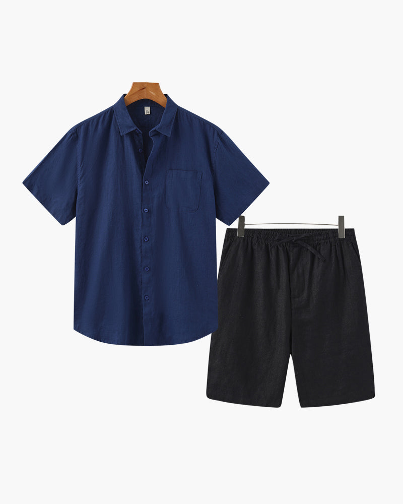 Marini | Shorts in lino eleganti da uomo