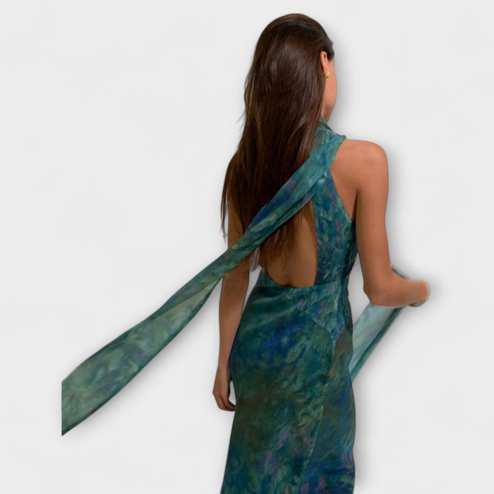 Marini | Raffinato abito maxy da donna