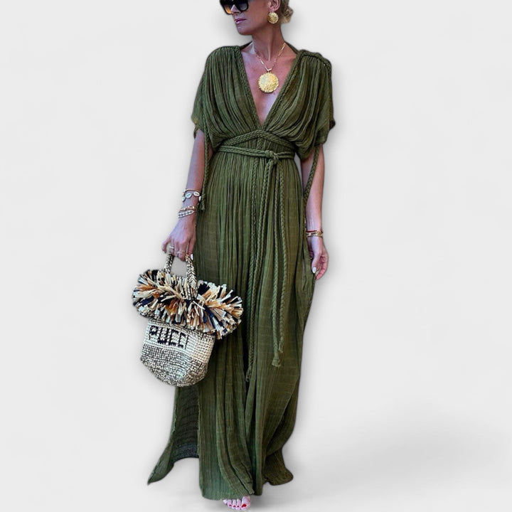 Marini | Abito kimono-maxi in stile greco