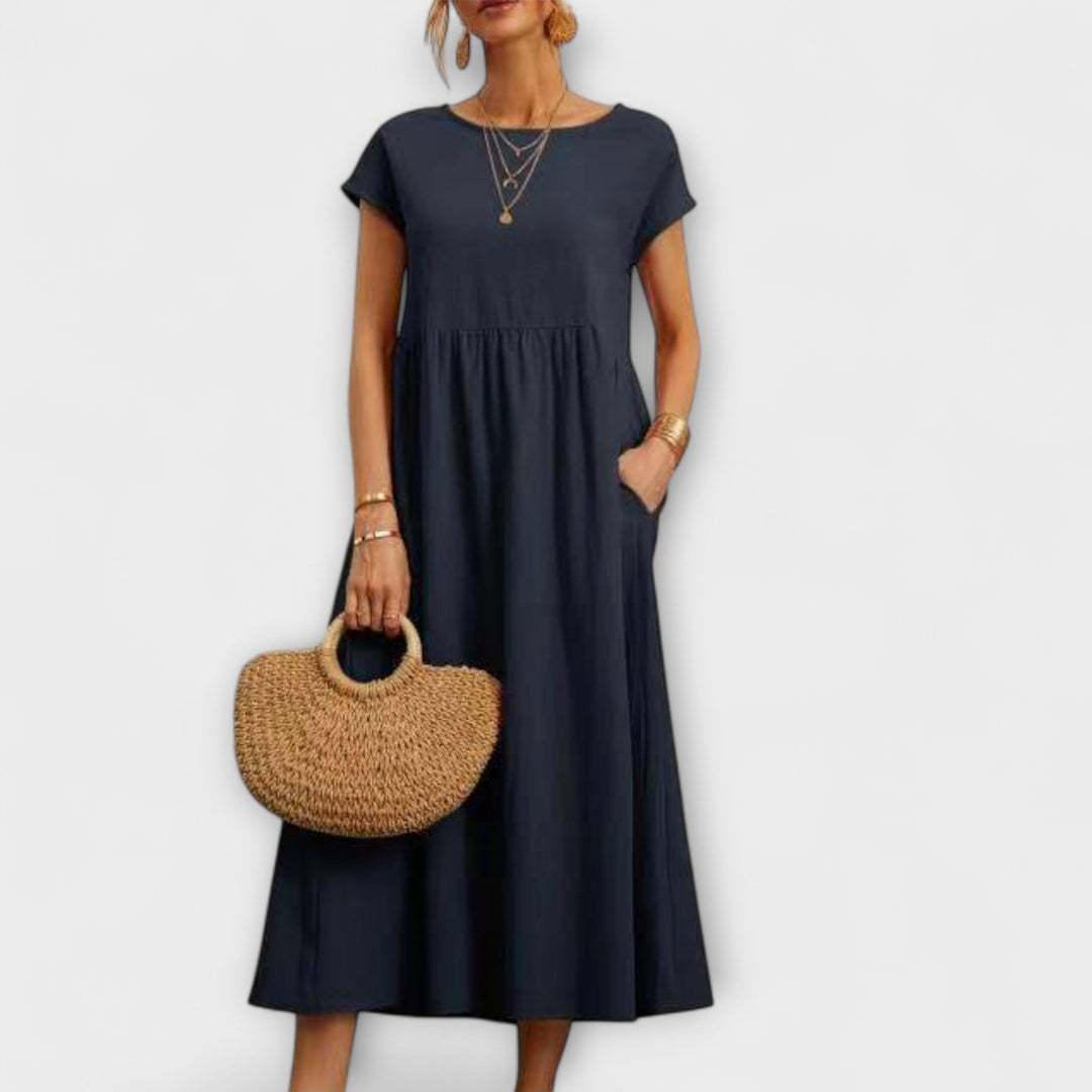 Marini | Raffinato vestito lungo da donna