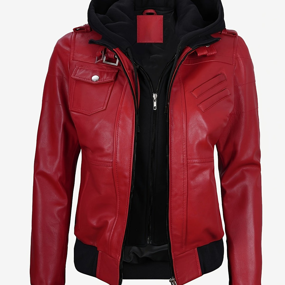 Marini | Elegante giacca in PU da donna