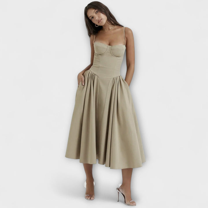 Marini | Raffinato abito corsetto da donna