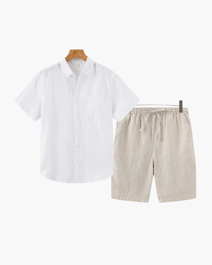 Marini | Shorts in lino eleganti da uomo
