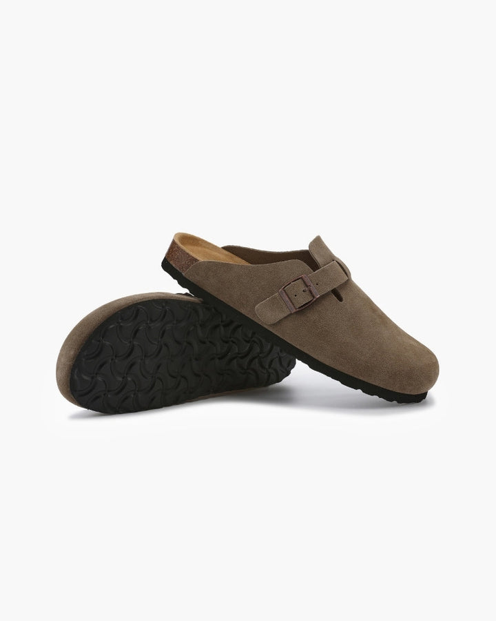 Marini | Raffinati zoccoli in suede eleganti