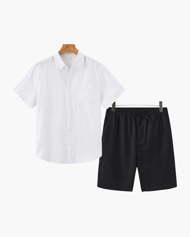 Marini | Shorts in lino eleganti da uomo