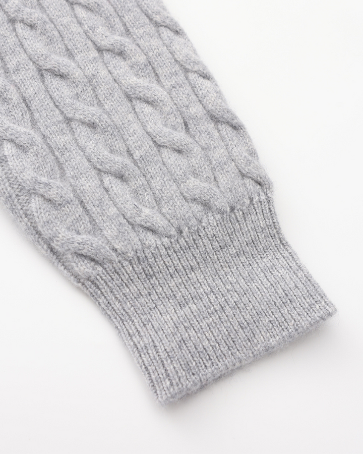 Marini | Raffinato mezzo zip in cashmere