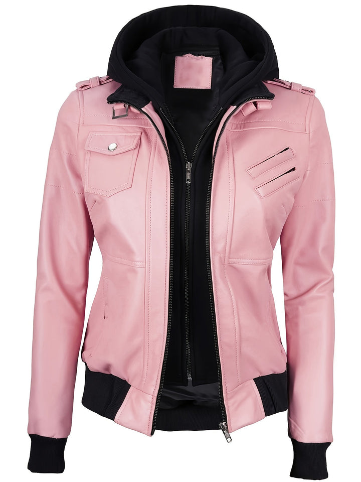 Marini | Elegante giacca in PU da donna