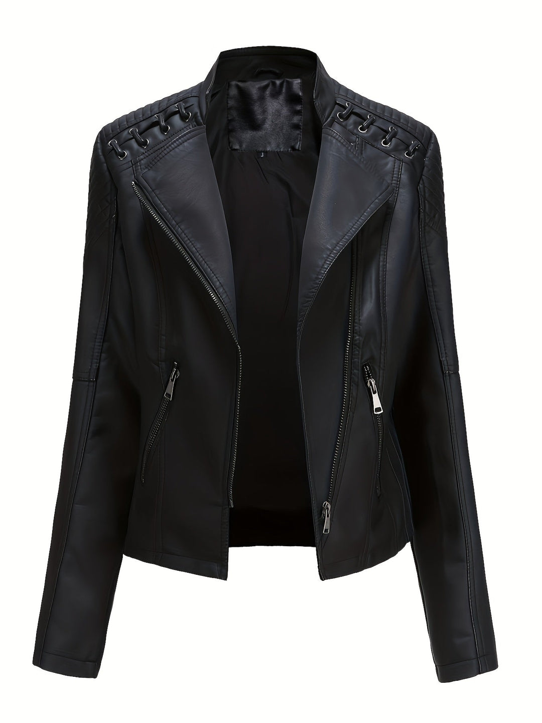 Marini | Giacca biker rosa slim fit