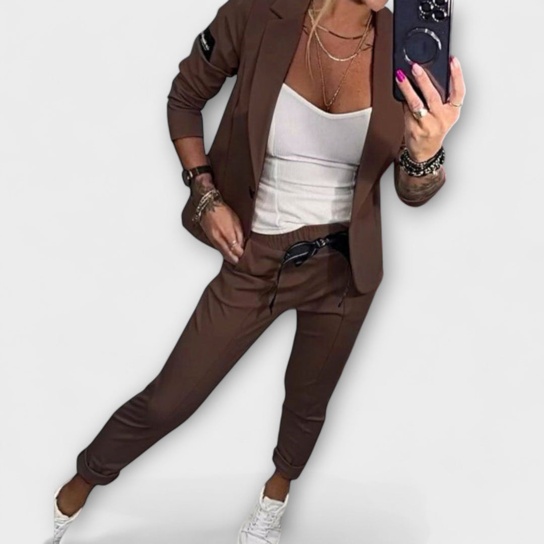 Marini | Set elegante di top e pantaloni