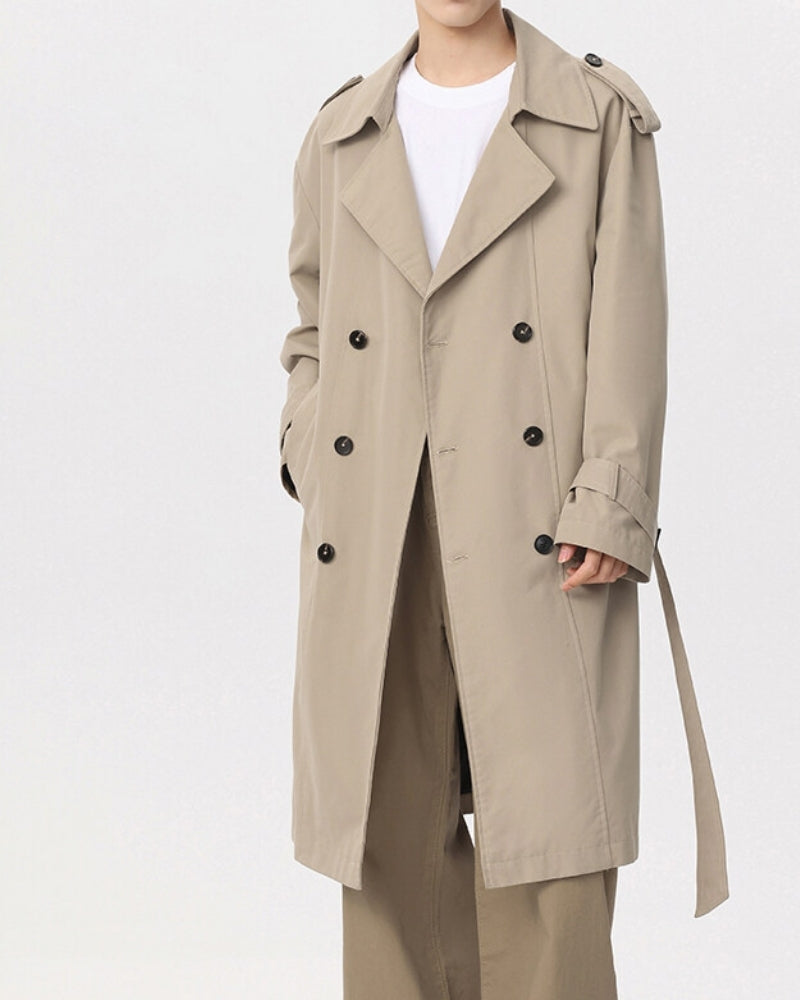 Marini | Trench coat classico doppiopetto