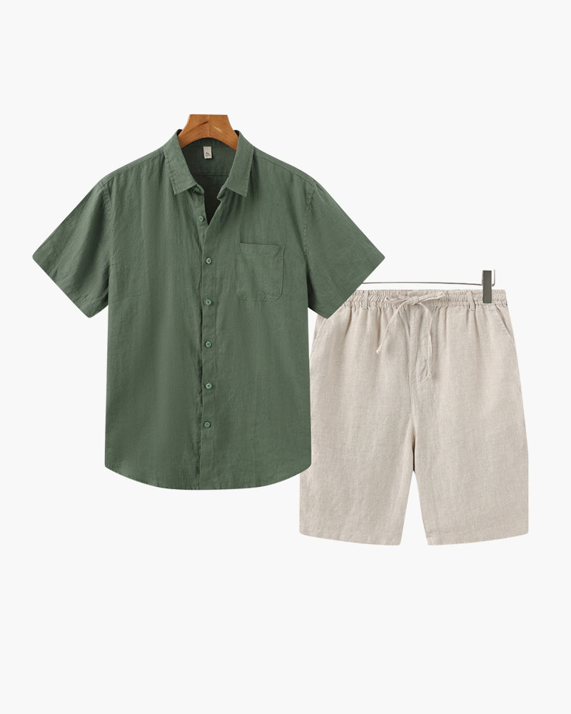 Marini | Shorts in lino eleganti da uomo