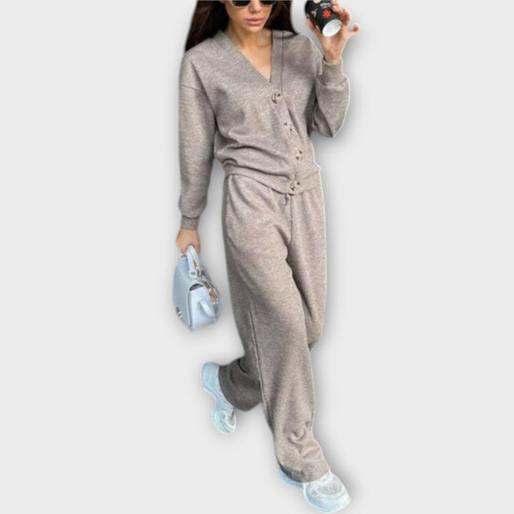 Marini | Set cardigan e pantaloni eleganti