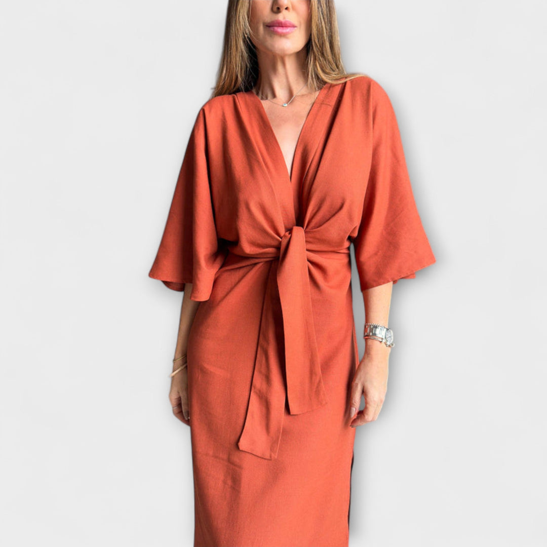 Marini | Abito casual con scollatura a V
