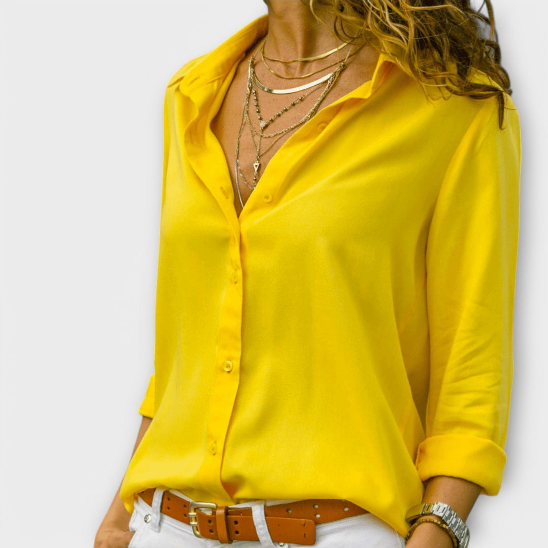 Marini | Versatile blusa in cotone da donna