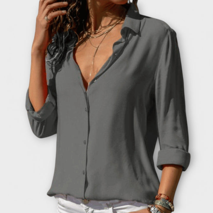 Marini | Versatile blusa in cotone da donna