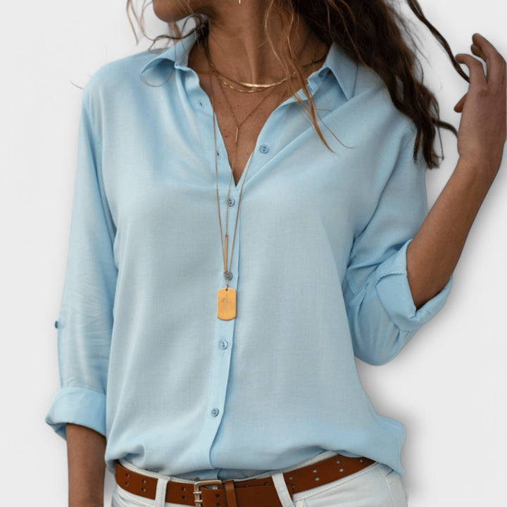 Marini | Versatile blusa in cotone da donna