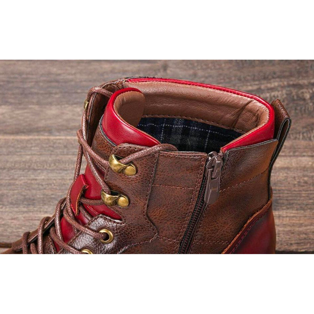 Ethan | Artisan Oxford Leather Boots