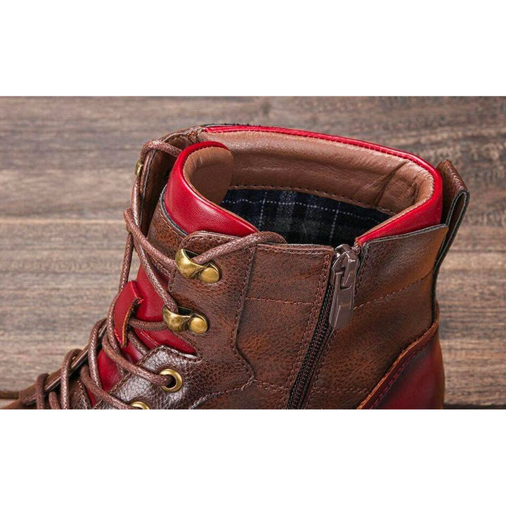 Ethan | Artisan Oxford Leather Boots