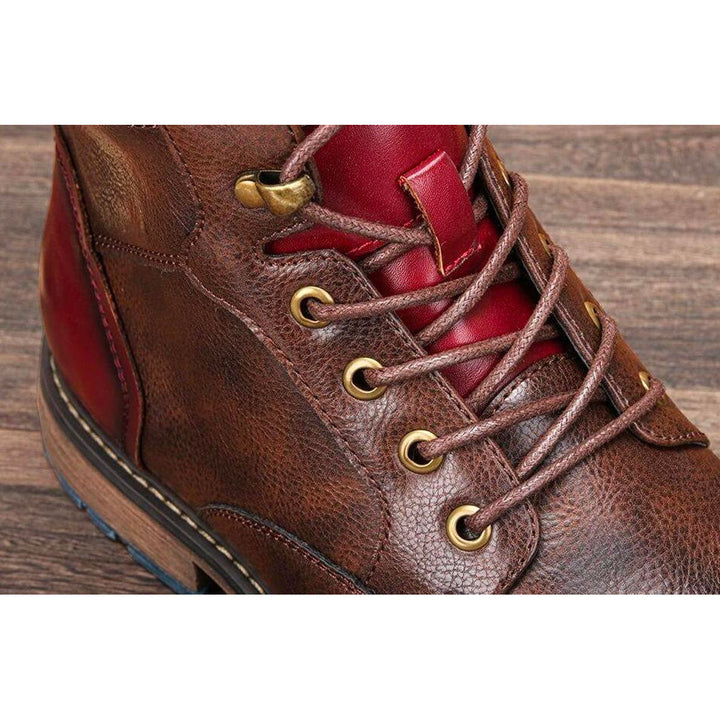 Ethan | Artisan Oxford Leather Boots