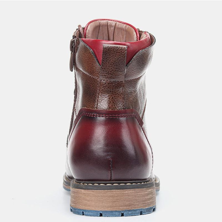 Ethan | Artisan Oxford Leather Boots