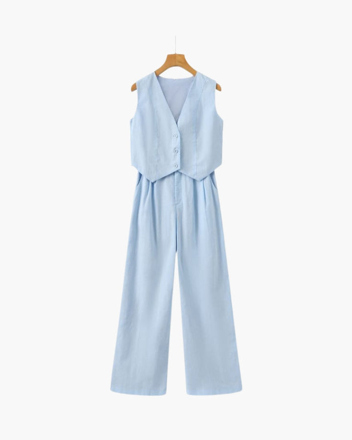 Marini | Set elegante due pezzi in lino
