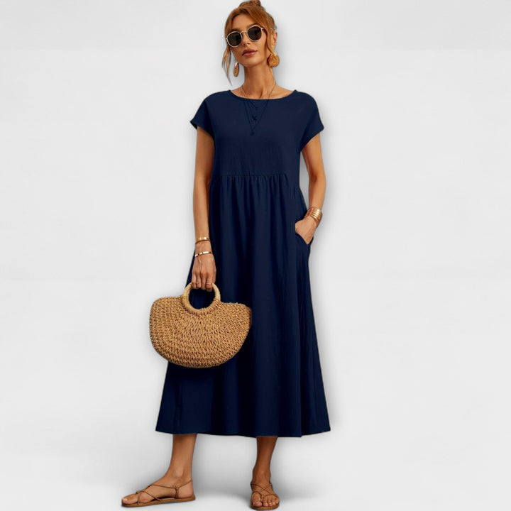 Marini | Raffinato vestito lungo da donna
