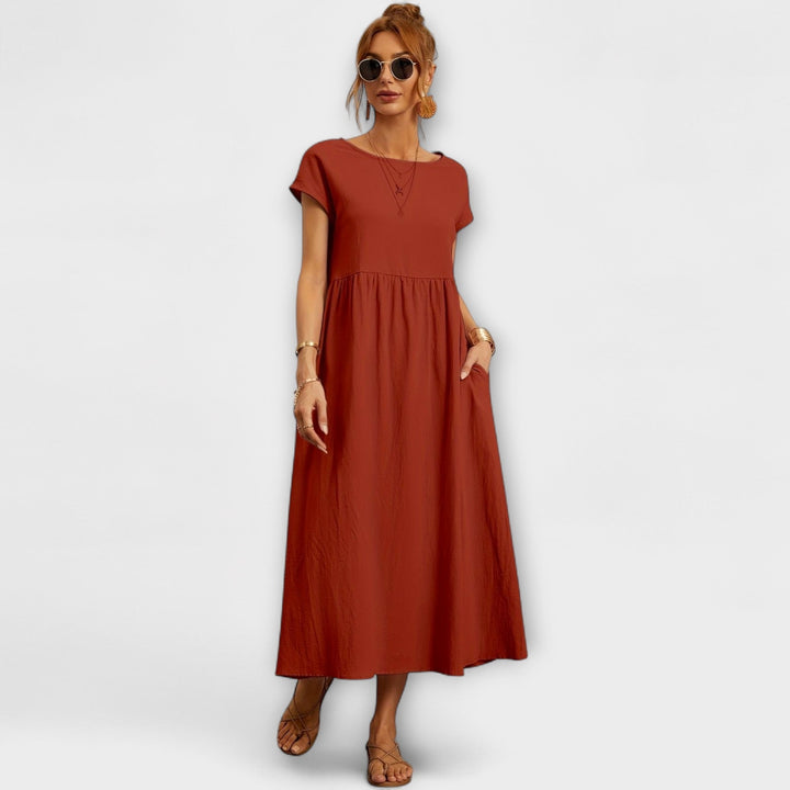Marini | Raffinato vestito lungo da donna