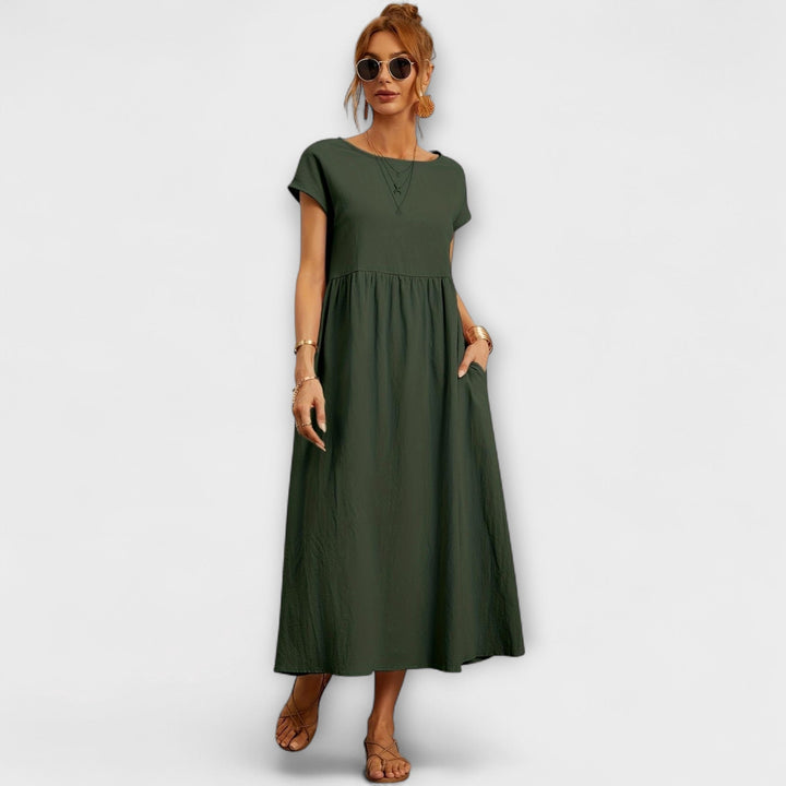 Marini | Raffinato vestito lungo da donna