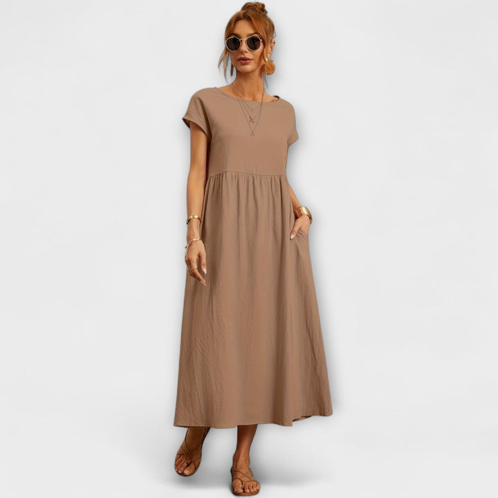Marini | Raffinato vestito lungo da donna