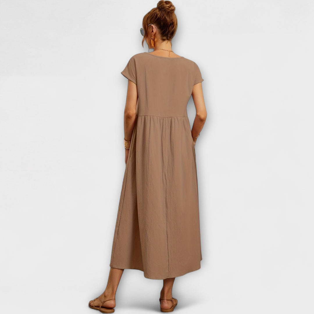 Marini | Raffinato vestito lungo da donna