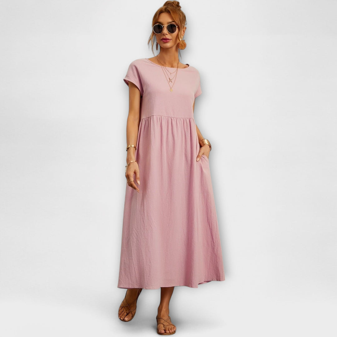 Marini | Raffinato vestito lungo da donna