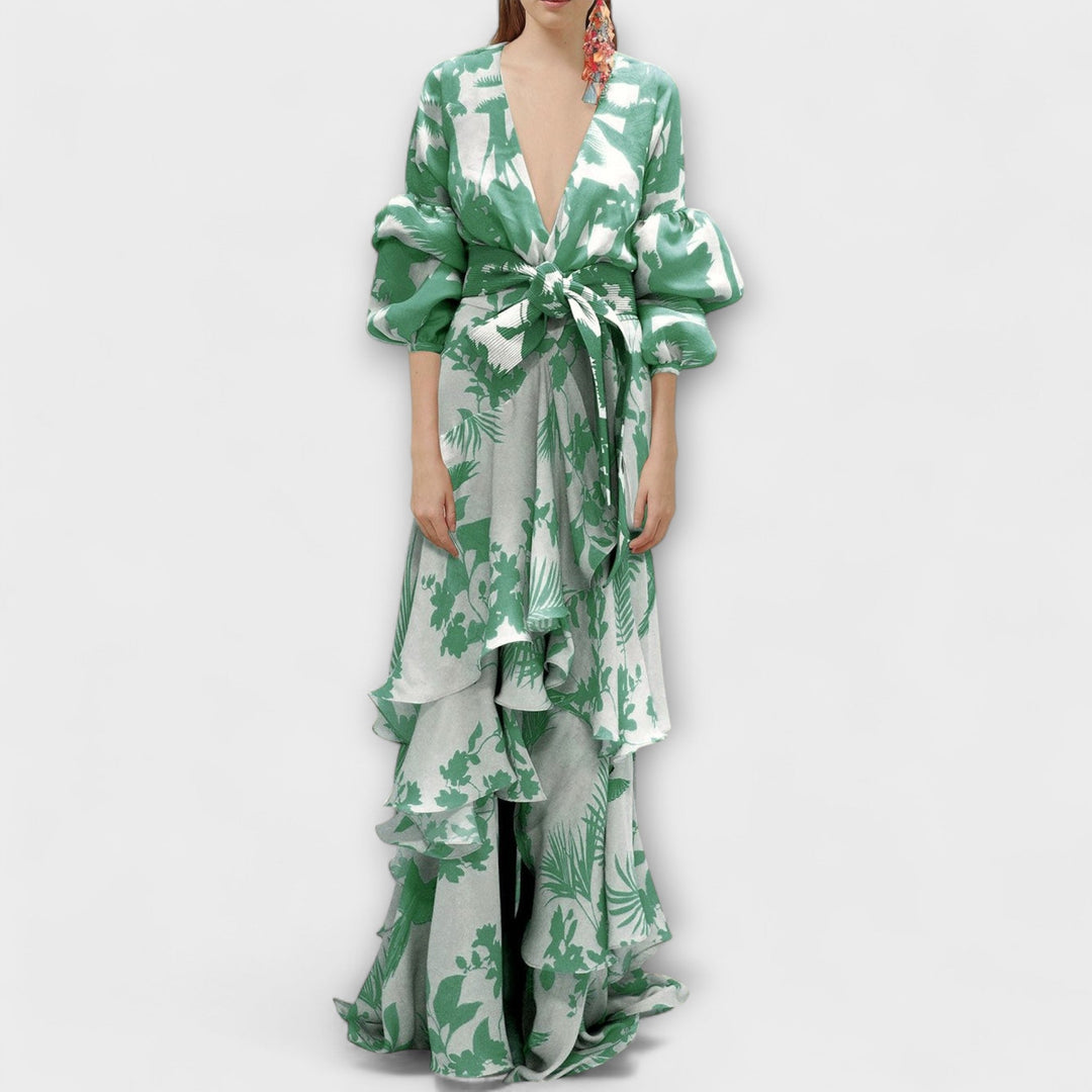 Marini | Raffinato abito in chiffon da donna