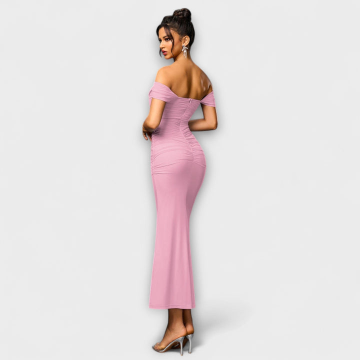Marini | Abito bodycon con spalle scoperte
