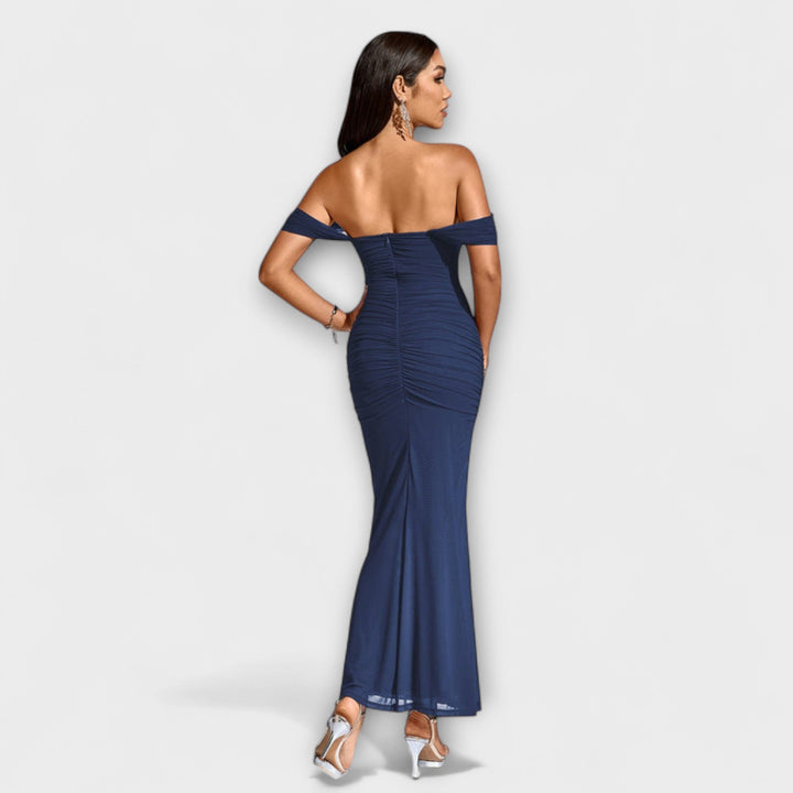 Marini | Abito bodycon con spalle scoperte