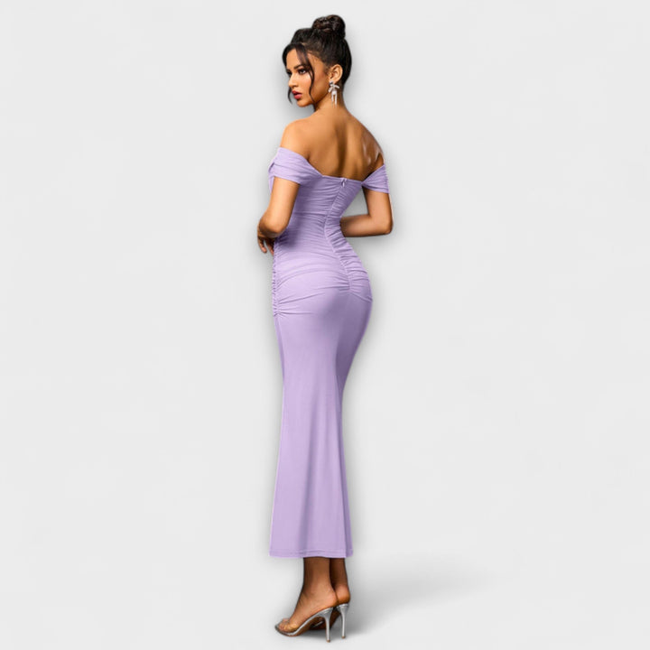 Marini | Abito bodycon con spalle scoperte
