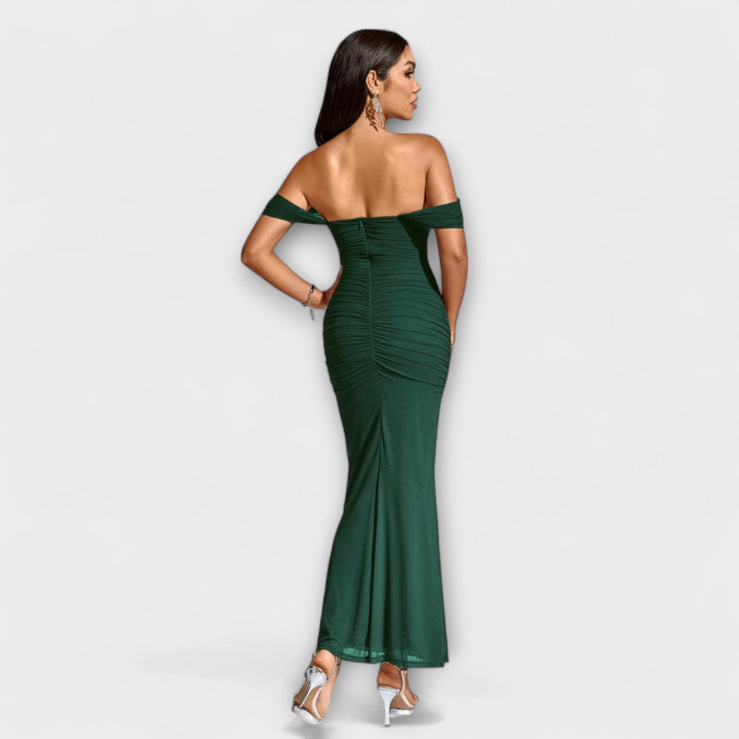 Marini | Abito bodycon con spalle scoperte