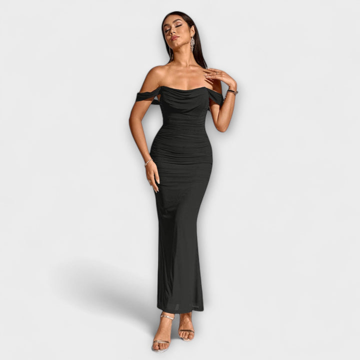 Marini | Abito bodycon con spalle scoperte