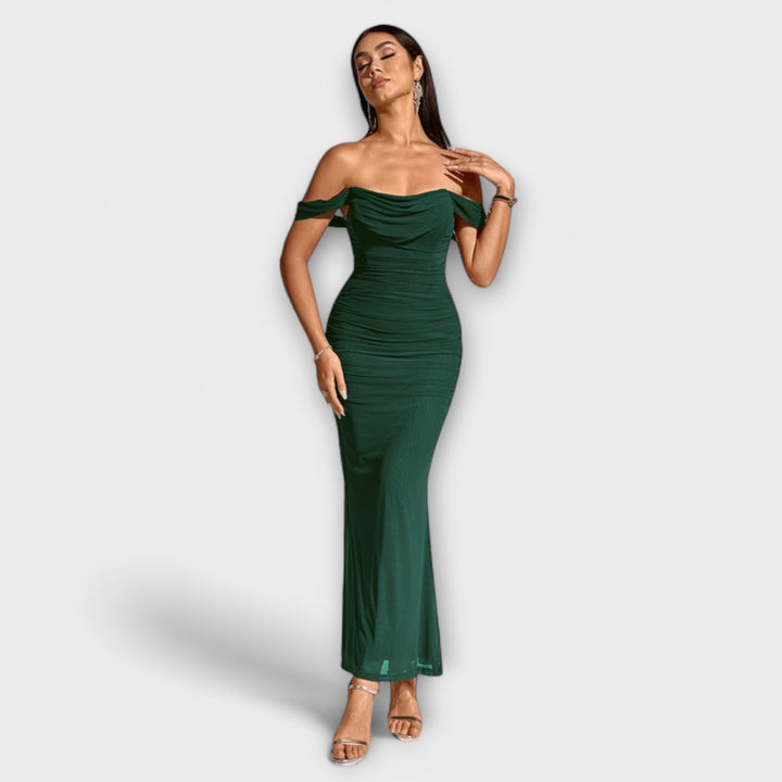 Marini | Abito bodycon con spalle scoperte