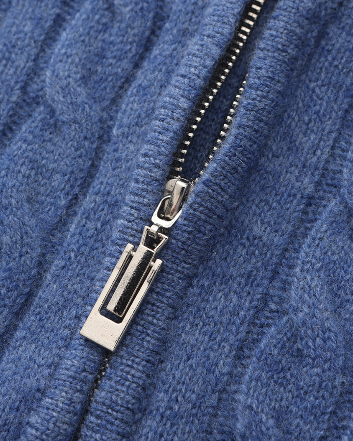 Marini | Raffinato mezzo zip in cashmere