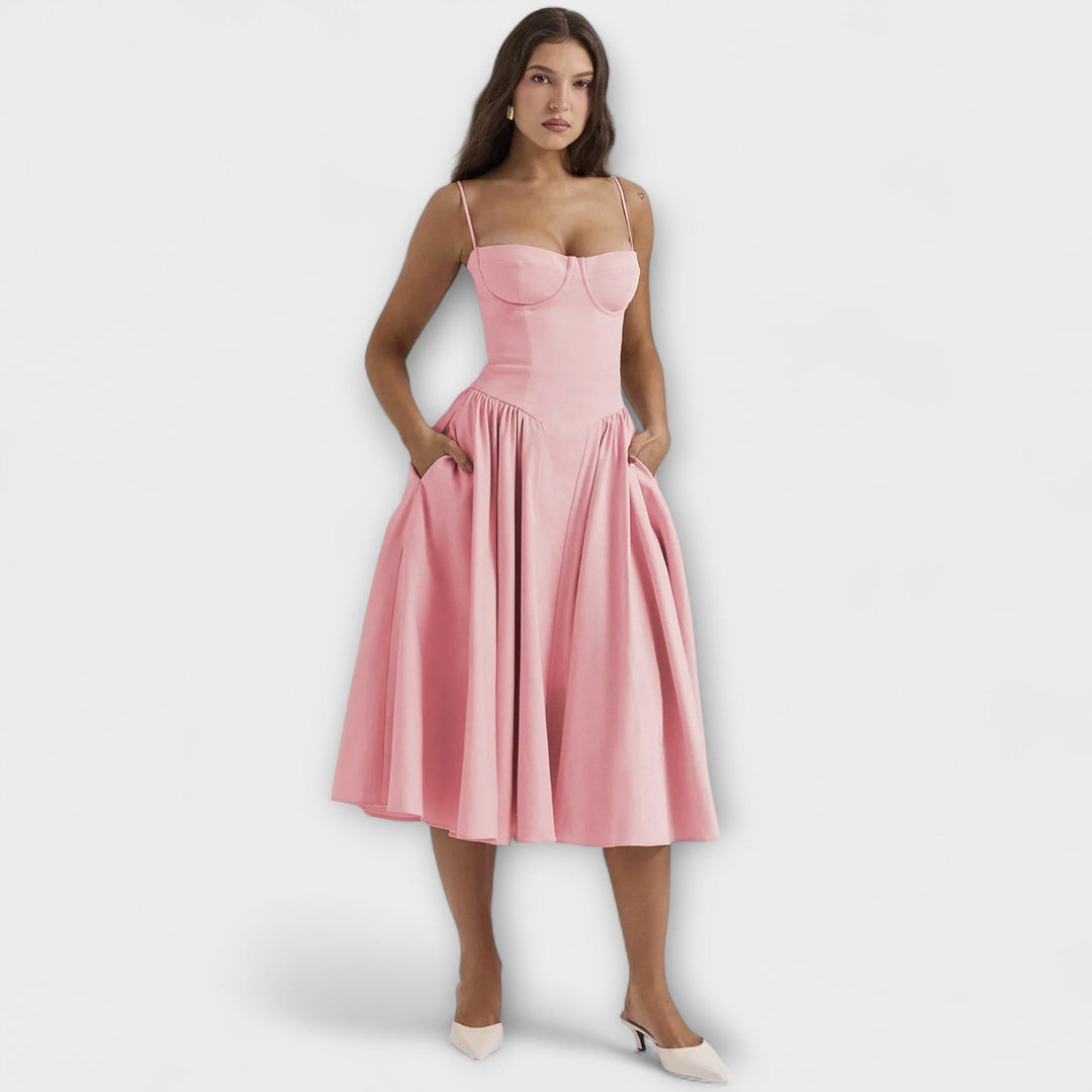 Marini | Raffinato abito corsetto da donna